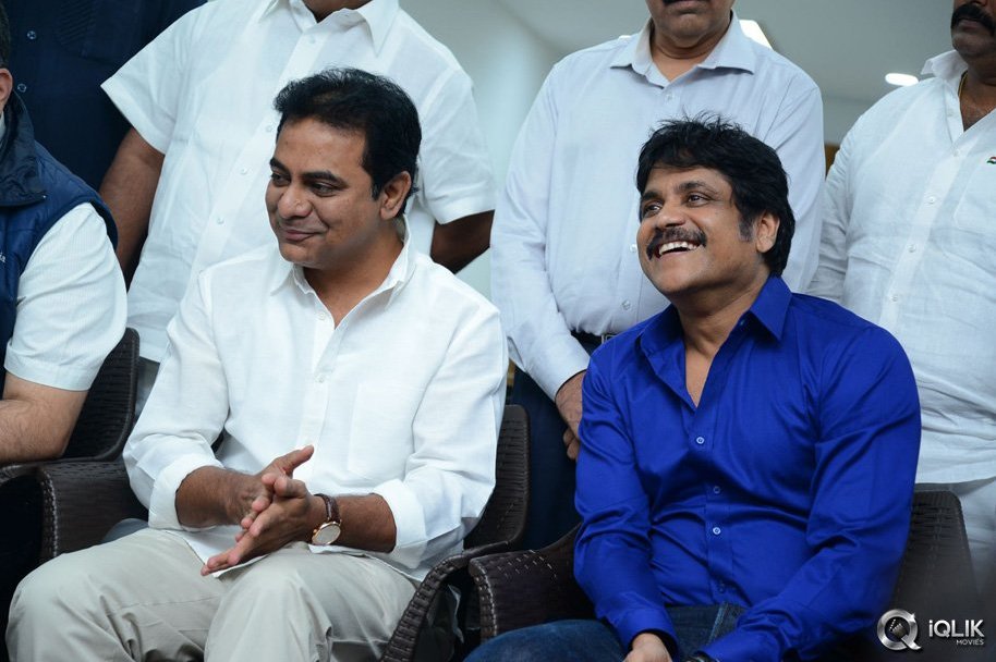 Nagarjuna-and-KTR-Launches-Shooting-Center-and-ANR-Gardens-at-FNCC